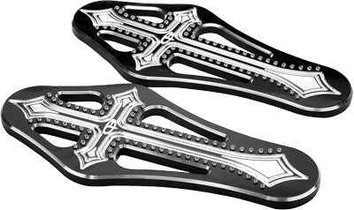 PREC. BILLET FLOORBOARDS DARKSIDE (BLACK) PART# DRK-410-ALL-BLK
