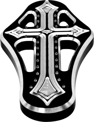 PREC. BILLET FLOORBOARDS PASSENGER DARKSIDE (BLACK) PART# DRK-420-ALL-BLK