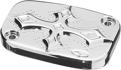PREC. BILLET UPPER BRAKE CYLINDER COVER DARKSIDE (CHROME) PART# DRK-110-02UP-CHR