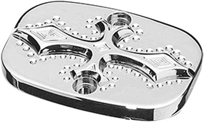 PREC. BILLET LOWER BRAKE CYLINDER COVER DARKSIDE (CHROME) PART# DRK-340-02UP-CHR