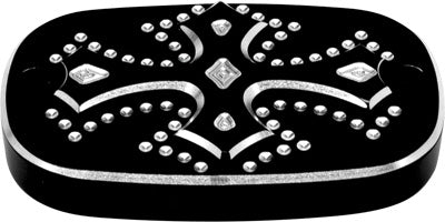 PREC. BILLET LOWER BRAKE CYLINDER COVER DARK SIDE DYNA BLK PART# DRK-340-DYN-BLK