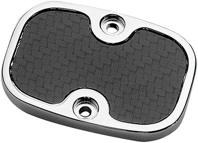 PREC. BILLET LOWER BRAKE CYLINDER COVER GRAND PRIX CARBON (CHROME) PART# GPX-340