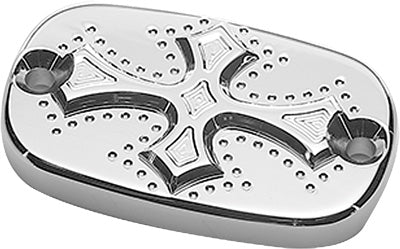 PREC. BILLET LOWER BRAKE CYLINDER COVER DARK SIDE DYNA CHR PART# DRK-340-DYN-CHR