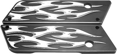PREC. BILLET BAG LATCHES ACE'S WILD (BLACK) PART# ACE-510-9413-BLK