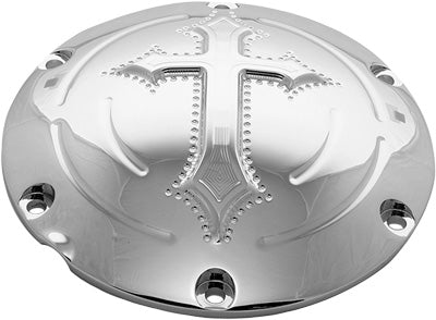 PREC. BILLET DERBY COVER DARKSIDE (CHROME) PART# DRK-230-SPT-CHR NEW