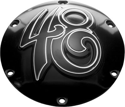 PREC. BILLET BILLET DERBY COVER SPORSTER 48 (BLACK) PART# 48S-230-SPT-BLK NEW