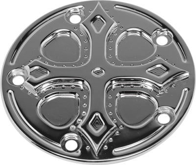 PREC. BILLET POINTS COVER DARKSIDE (CHROME) PART# DRK-220-5H-CHR