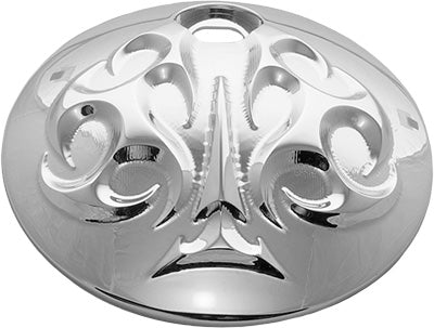 PREC. BILLET FUEL DOOR ACE'S WILD (CHROME) PART# ACE-530-08UP-CHR