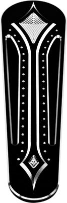 PREC. BILLET TANK - DASH INSERT DARKSIDE (BLACK) PART# DRK-550-08UP-BLK