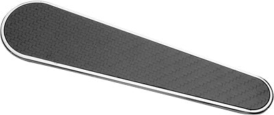 PREC. BILLET TANK - DASH INSERT GRAND PRIX CARBON (CHROME) PART# GPX-550-08UP-CH