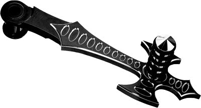 PREC. BILLET BILLET BRAKE LEVER BAD AXE (BLACK) PART# BAX-310-08UP-BLK
