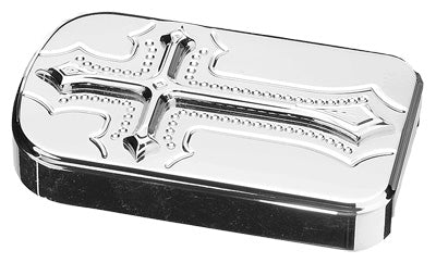 PREC. BILLET BRAKE PEDAL COVER DARKSIDE (CHROME) PART# DRK-360-ALL-CHR