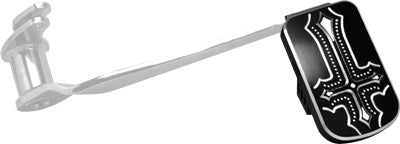 PREC. BILLET BRAKE PEDAL COVER DARKSIDE (BLACK) PART# DRK-360-ALL-BLK