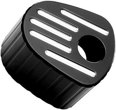 PREC. BILLET IGNITION COVER FLUTED (BLACK) PART# TML-540-08UP-BLK