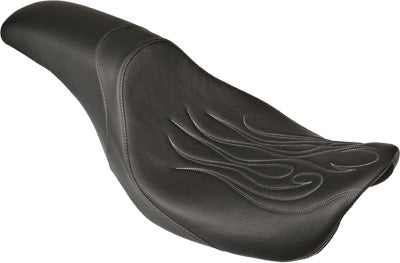 HARDDRIVE 2006-2015 Harley-Davidson FXDB Dyna Street Bob CAFE 2-UP XL SEAT FLAME