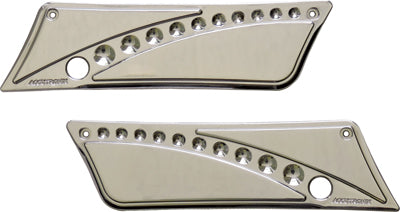 ACCUTRONIX ACCU DRILLED LATCH COVERS (CHROME) 93-13 FLT BL9313-DC