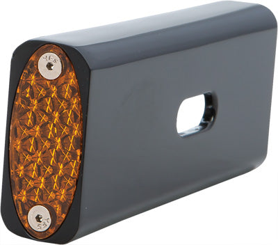 PRO ONE FENDER STRUT MARKER LIGHT AMBER BLACK 909105B