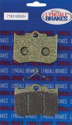 LYNDALL BRAKES 1999-2001 Indian Chief GOLD PLUS BRAKE PADS 7182 GOLD+