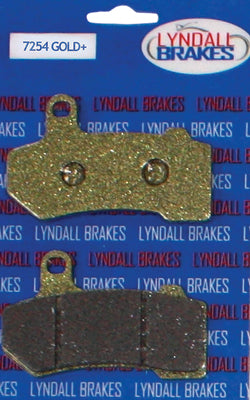 LYNDALL BRAKES 2007 Harley-Davidson VRSCX CVO Destroyer GOLD PLUS BRAKE PADS 725