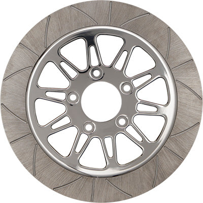 LYNDALL BRAKES OMEGA FRONT BRAKE ROTOR 11.8" CHROME PART# 118FC10C