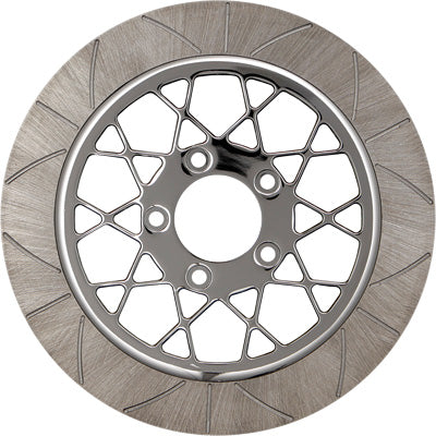 LYNDALL BRAKES GEMINI FRONT BRAKE ROTOR 11.5" CHROME PART# 115FC20C