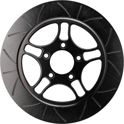 LYNDALL BRAKES TRIANGULAR REAR BRAKE ROTOR 11.8" BLACK PART# 118RBT5A