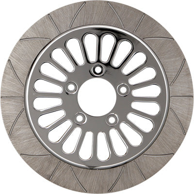 LYNDALL BRAKES MILLENIUM REAR BRAKE ROTOR 11.8" CHROME PART# 118RCM20C