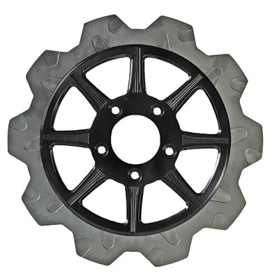 LYNDALL BRAKES HIGH CARBON STEEL PHOENIX FRONT ROTOR BLACK 528-0315