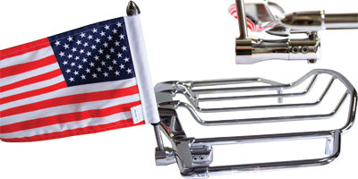PRO PAD USA 6X9 FLAG AND MOUNT FOR H-D AIR WING TOUR PACK PART# RFM-RDVM
