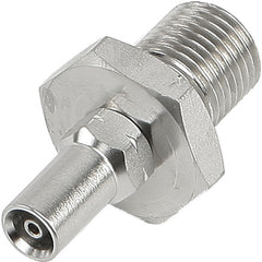 GOODRIDGE SNIPER 2 STRAIGHT MALE ADAPTER STAINLESS 7/16-24 PART# SN440-02-04BDC