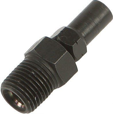 GOODRIDGE SNIPER 2 NPT STRAIGHT MALE ADAPTER BLACK 1/8" PART# SN816-02-18BDY
