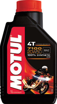 MOTUL 7100 SYNTHETIC OIL 20W-50 LITE R PART# 101378 / 104103