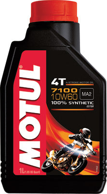 MOTUL 7100 SYNTHETIC OIL 10W-60 LITE R PART# 102190 / 104100