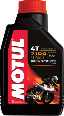 MOTUL 7100 SYNTHETIC OIL 10W-50 1L PART# 104097