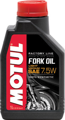 MOTUL FORK OIL FACTORY LINE 7.5W 1 LARGE PART# 105926