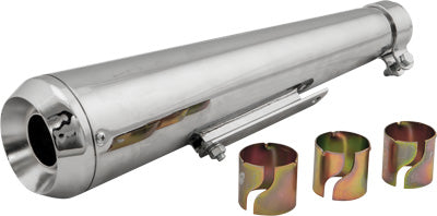 HARDDRIVE MEGAPHONE STYLE MUFFLER OD 1-7/8 ID 1-3/4 LNG 16.5 PART# 52-924 NEW