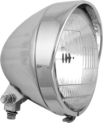 HARDDRIVE 6.5 HEADLIGHT BOTTOM MOUNT GROOVED BEZEL PART# 20-0338 NEW
