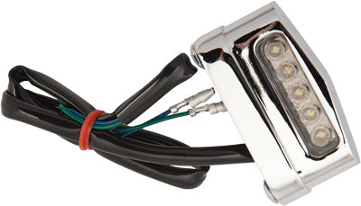 HARDDRIVE 3D LICENSE PLATE LIGHTS 5 LED LIGHT (CHROME) PART# L12-6024ACE NEW