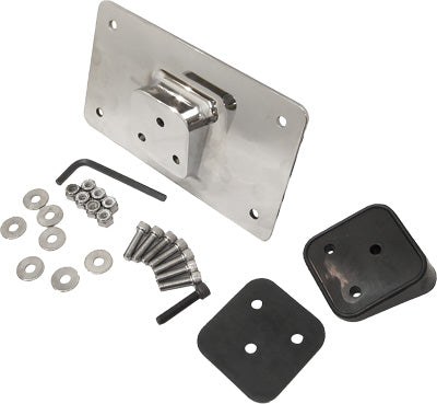 HARDDRIVE LICENSE PLATE BRACKET KIT FENDER MOUNT (CHROME) PART# 33-606