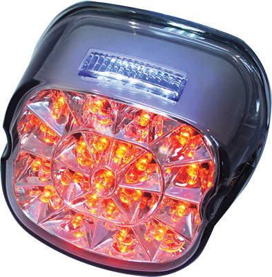 HARDDRIVE LAYDOWN LED TAILLIGHT SMOKED LENS PART# L24-0433MLED NEW