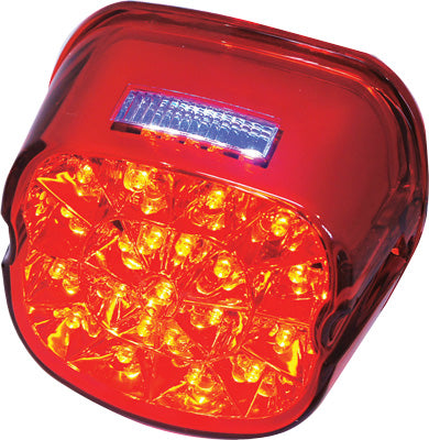 HARDDRIVE LAYDOWN LED TAILLIGHT RED LENS PART# L24-0433RLED NEW