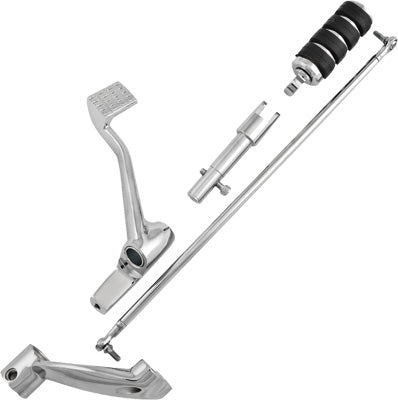 HARDDRIVE FORWARD CONTROL KIT W/RUBBER BAND STYLE FOOT PEG (CHROME) PART# 35-021