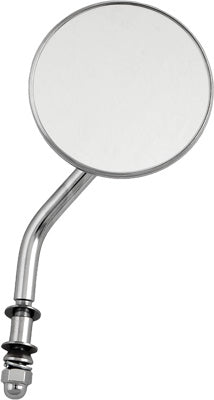 HARDDRIVE ROUND MIRROR W/4" STEM CHROME L/R 3" 60-0016
