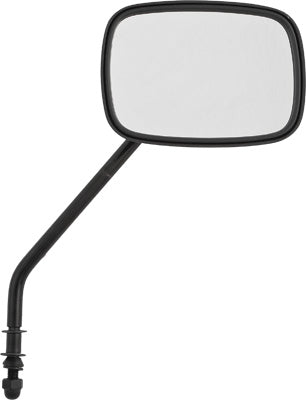 HARDDRIVE OBLONG OE STYLE MIRROR BLACK L/R 5X3.5 PART# 60-0001AB NEW