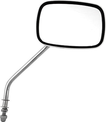 HARDDRIVE OBLONG OE STYLE MIRROR CHROME L/R 5X3.5 PART# 60-0001A NEW