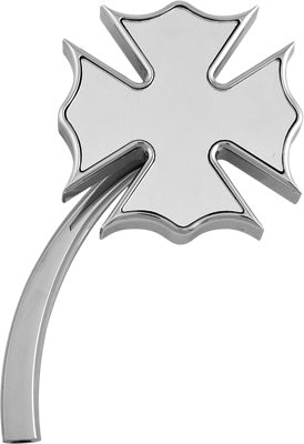 HARDDRIVE FIRE FIGHTER MIRROR W/5 3.75 STEM CHROME L/R PART# 60-6244 NEW