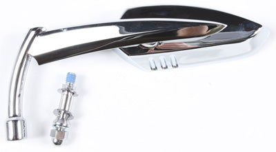 HARDDRIVE APACHE MIRROR W/KNIFE STEM CHROME LEFT PART# M60-6343CL NEW