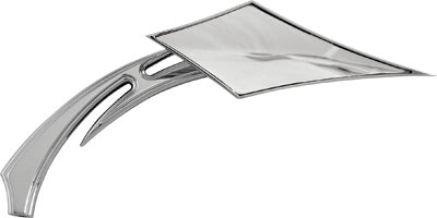 HARDDRIVE SCORPION MIRROR W/TRIBAL RAISED RIB STEM CHROME L/R PART# M60-6293TR N