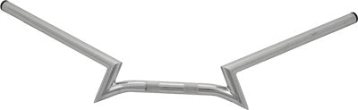 HARDDRIVE H-BAR Z-BAR 1 KNURL 30 WIDE 3 RISE CHROME PART# 31-0096 NEW