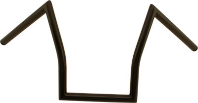 HARDDRIVE H-BAR Z-BAR 1" KNURL 28.5W 11" RISE SATIN BLK H31-0230MB
